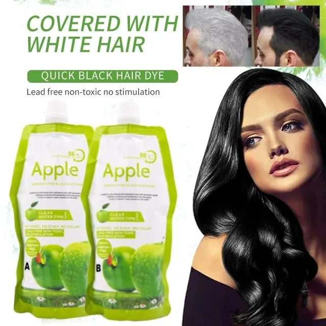 Apple Amonia−Free Black Hair Cream